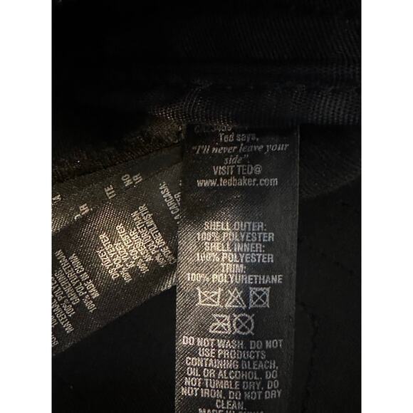 Ted Baker Backpack Black Akija Satin Quilted Bow Large School Travel Bag - Picture 11 of 13